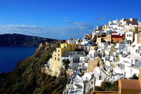 Route des vins de Santorin : vignes tout-terrain — Santorin