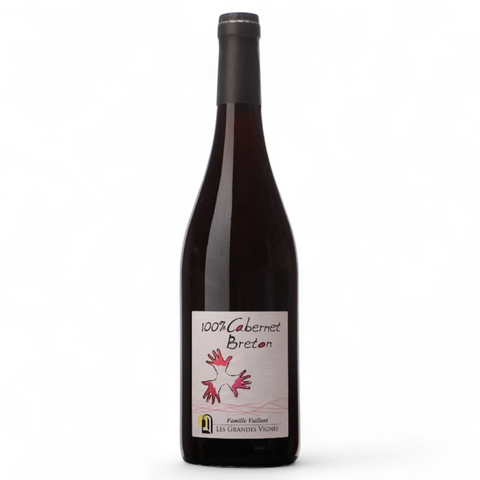 Bouteille de vin 100% Cabernet Breton 2022 du domaine Domaine Les grandes vignes