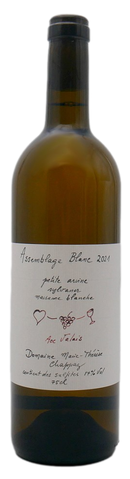 Cuvée Assemblage blanc du domaine Mt Chappaz
