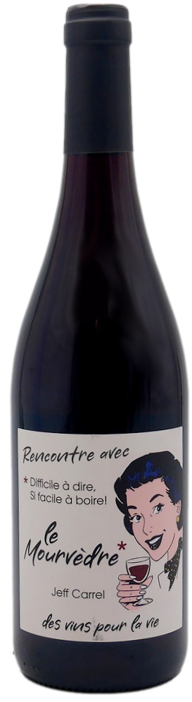 Cuvée Rencontre avec le cépage Mourvèdre du domaine Jeff Carrel