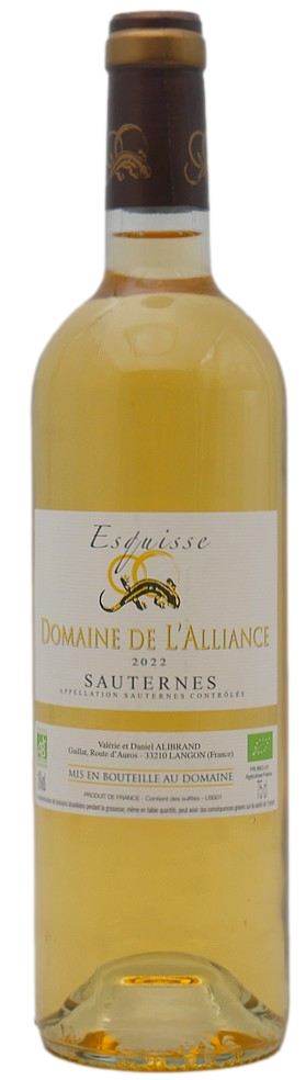 Cuvée Sauternes Esquisse du domaine De L'Alliance