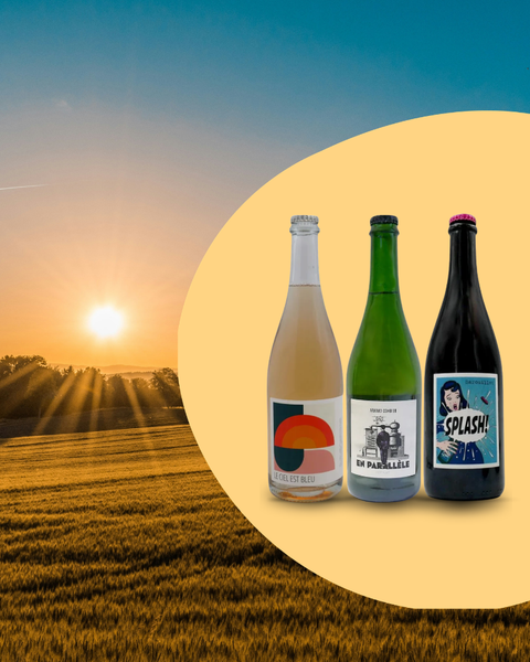 Discover our selection of naturally sparkling wines