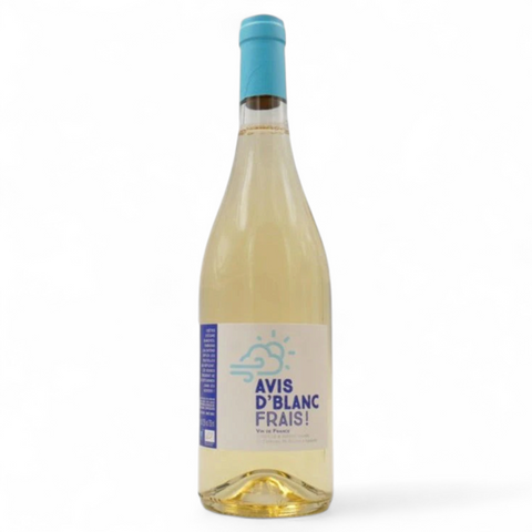 Bouteille de vin Avis d'blanc frais 2023 du domaine Vignerons de nature