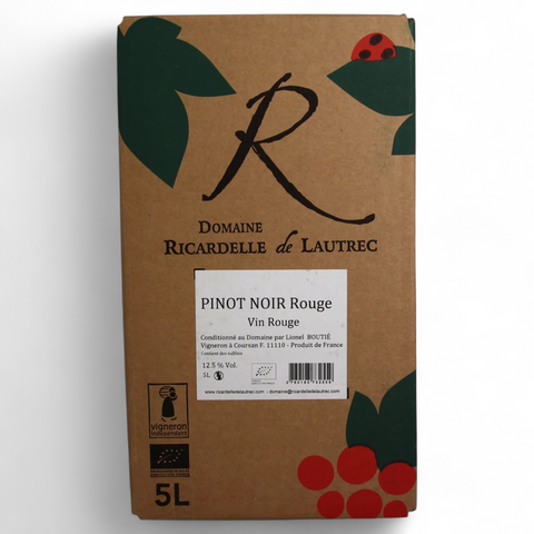 5L BIB bottle of Cuvée Scène - Pinot Noir °2 2025 from Domaine Ricardelle de Lautrec