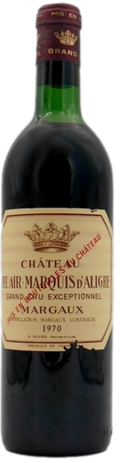 Cuvée Château Bel Air Marquis d'Aligre 1970 du domaine Bel Air Marquis d'Aligre