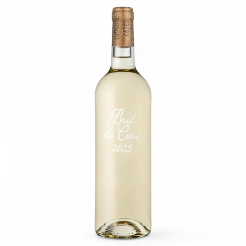 Brut de Cuve 2025 wine bottle from Domaine de l'Arjolle