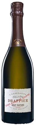 Cuvée Brut Nature sans souffre du domaine Champagne Drappier