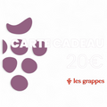 Bouteille de vin Carte cadeau du domaine Les Grappes