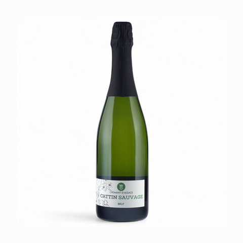 Bouteille de vin Cattin Sauvage Crémant Brut du domaine Joseph CATTIN