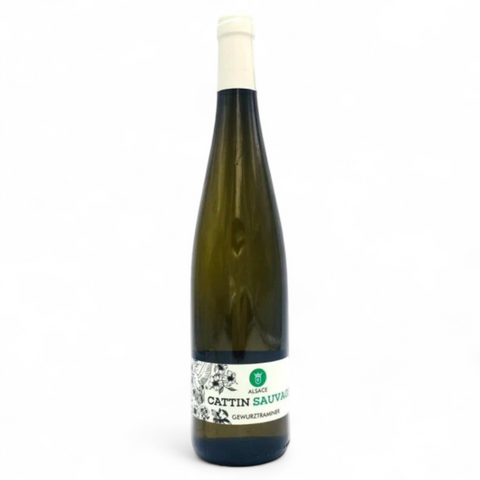 Bouteille de vin Cattin Sauvage Gewurztraminer 2023 du domaine Joseph CATTIN