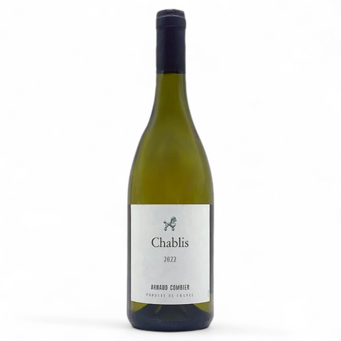 Bouteille de vin Chablis Combier Bio 2022 du domaine Jeff Carrel