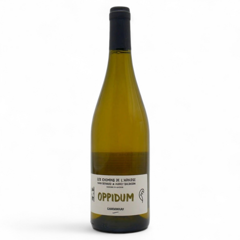Bouteille de vin Chardonnay Oppidum 2022 du domaine Les Chemins de L'Arkose