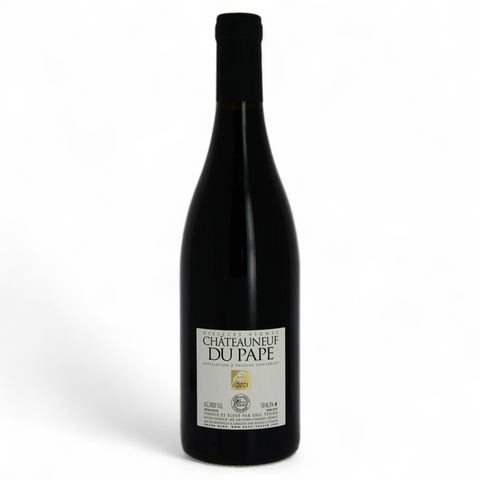 Bouteille de vin Châteauneuf du Pape Rouge 2021 du domaine Eric Texier