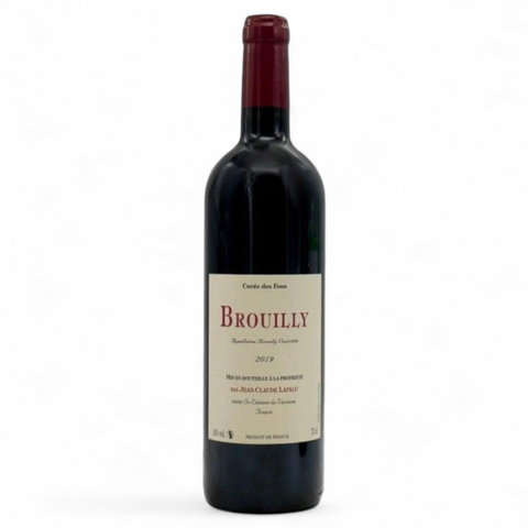 A bottle of Cuvée Des Fous 2023 wine from the Jean Claude Lapalu estate