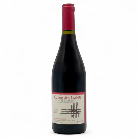 Bouteille de vin Cuvée des Galets 2025 du domaine Estezargues