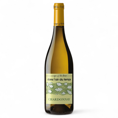 Bottle of "Dans l'air du temps" Chardonnay 2025 from the Jeff Carrel Winery