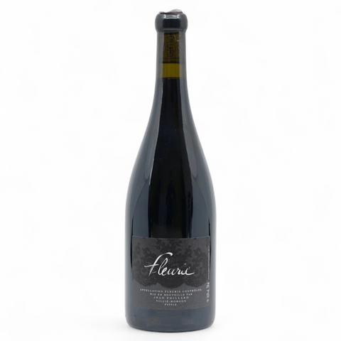 A bottle of 2023 Fleurie wine from the Jean Foillard estate