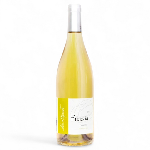 Bouteille de vin Freesia blanc 2024 du domaine Caves du Roussillon