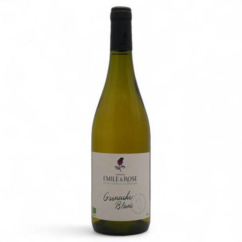 Bouteille de vin Grenache blanc 2022 du domaine Domaine d'Emile et Rose