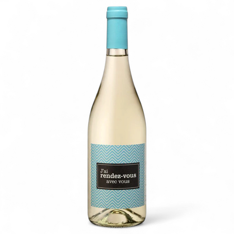 Bouteille de vin J'ai Rendez-Vous avec Vous Blanc 2023 du domaine Domaine Rière Cadène