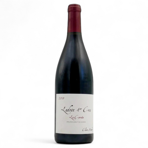 A bottle of Ladoix red 1er Cru La Corvée 2022 from the Naudin-Ferrand estate