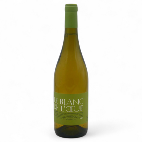 Bouteille de vin Le Blanc de l'Oeuf 2023 du domaine Vignerons de nature