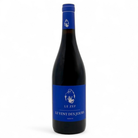 A bottle of Le Zef 2022 wine from the Wine Nat estate