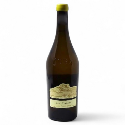 A bottle of Les Dévoilés 2012 wine from the Jean-François Ganevat estate