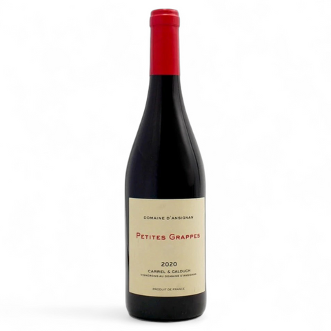 Bouteille de vin Les Petites Grappes 2021 du domaine Jeff Carrel