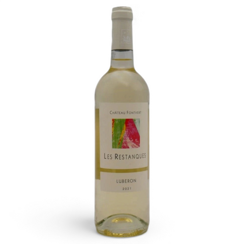 Bouteille de vin Les Restanques Blanc 2025 du domaine Château Fontvert
