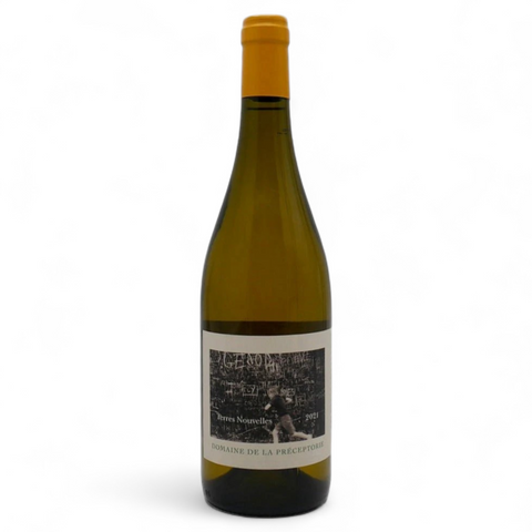 Bouteille de vin Les Terres Nouvelles blanc 2023 du domaine Caves du Roussillon