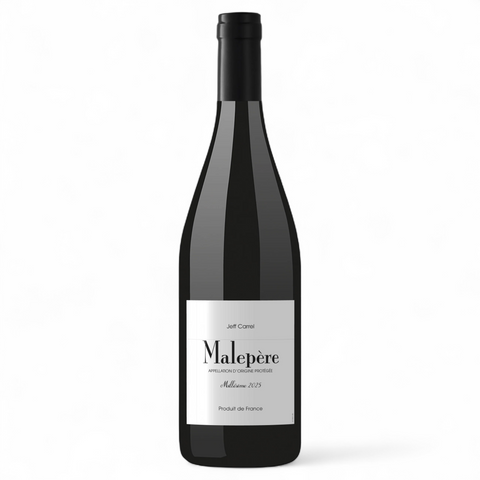 Bouteille de vin Malepère 2025 du domaine Jeff Carrel