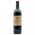 Bottle of 1969 Margaux wine (Collector's Edition) from the Bel Air Marquis d'Aligre estate