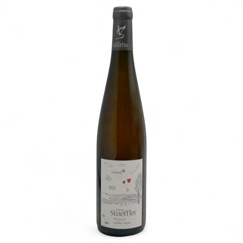 Bouteille de vin Muscat Nature Rutscherle Vieilles Vignes 2023 du domaine Vincent Stoeffler