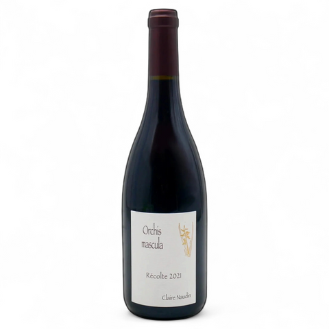 A bottle of Orchis Mascula 2024 wine from the Naudin-Ferrand winery