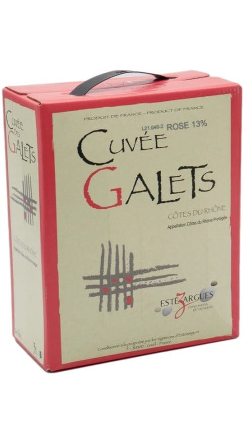 Cuvée BIB Galets rosé BIB 3 L L21 du domaine Estezargues