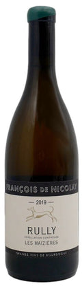Cuvée Rully blanc Les Maizières sans sulfites ajoutés du domaine François De Nicolay