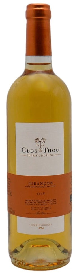 Cuvée Jurançon doux Suprême de Thou du domaine Clos Thou