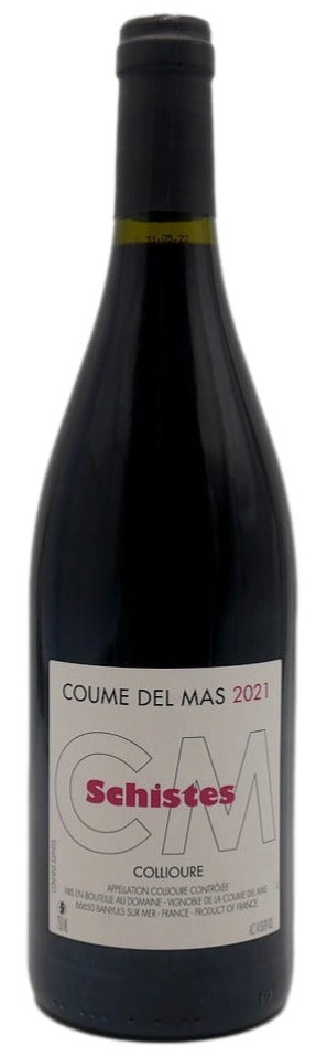 Cuvée Collioure Schistes du domaine Coume Del Mas