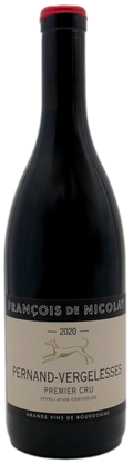 Cuvée Pernand Vergelesses rouge 1er Cru du domaine François De Nicolay