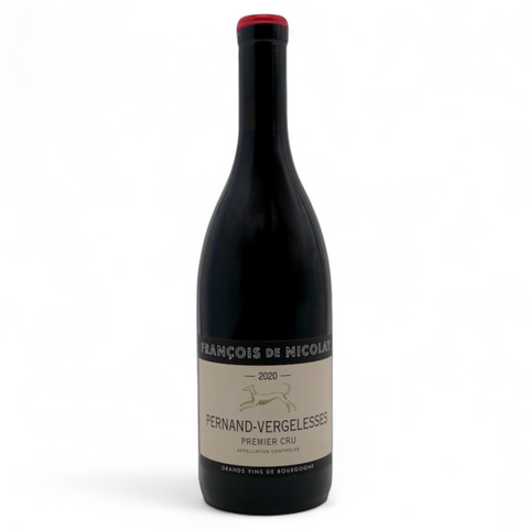 Bouteille de vin Pernand Vergelesses rouge 1er Cru 2020 du domaine François de Nicolay