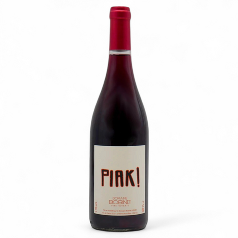 Bouteille de vin Piak rouge 2025 du domaine Wine Nat