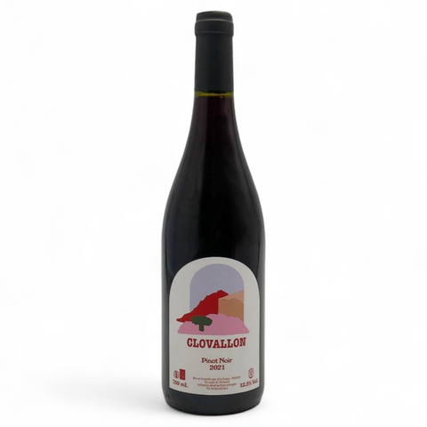 Bouteille de vin Pinot noir Clovallon 2023 du domaine Wine Nat