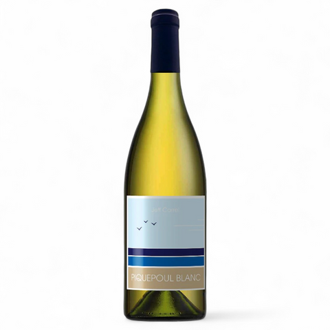Bouteille de vin Piquepoul blanc 2024 du domaine Jeff Carrel