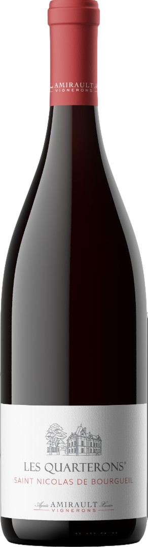 Cuvée Les Quarterons rouge St Nicolas de Bourgueil du domaine Xavier Amirault