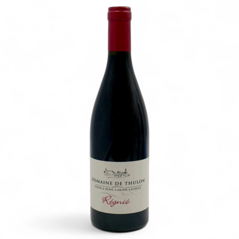 Bouteille de vin Régnié Thulon 2022 du domaine Jeff Carrel