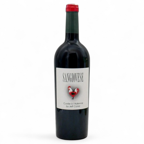 Bouteille de vin Sangiovese Cuvée à l'italienne 2023 du domaine Jeff Carrel