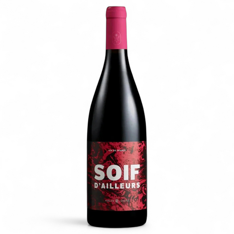"Soif d'ailleurs" 2024 wine bottle from the Mas del Périé winery