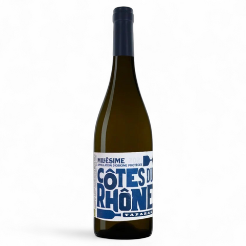Bouteille de vin Taparas blanc 2025 du domaine Estezargues