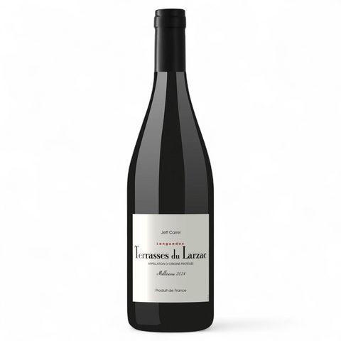 Bouteille de vin Terrasses du Larzac 2024 du domaine Jeff Carrel